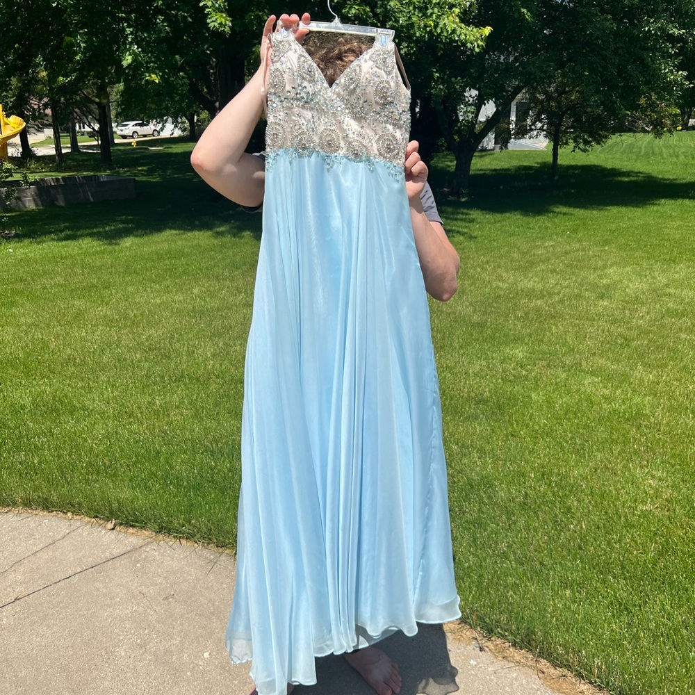 Light Blue Prom Dress